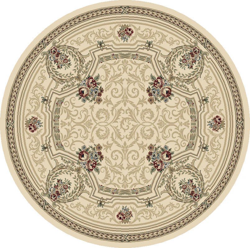 Dynamic Rugs Ancient Garden 57091 Ivory Traditional Machine - Made Rug - Rugs - Dynamic Rugs - Atlanta Designer Rugs