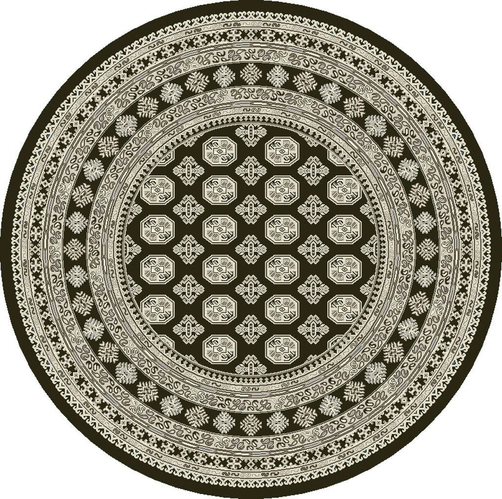 Dynamic Rugs Ancient Garden 57102 Charcoal Silver Traditional Machine - Made Rug - Rugs - Dynamic Rugs - Atlanta Designer Rugs