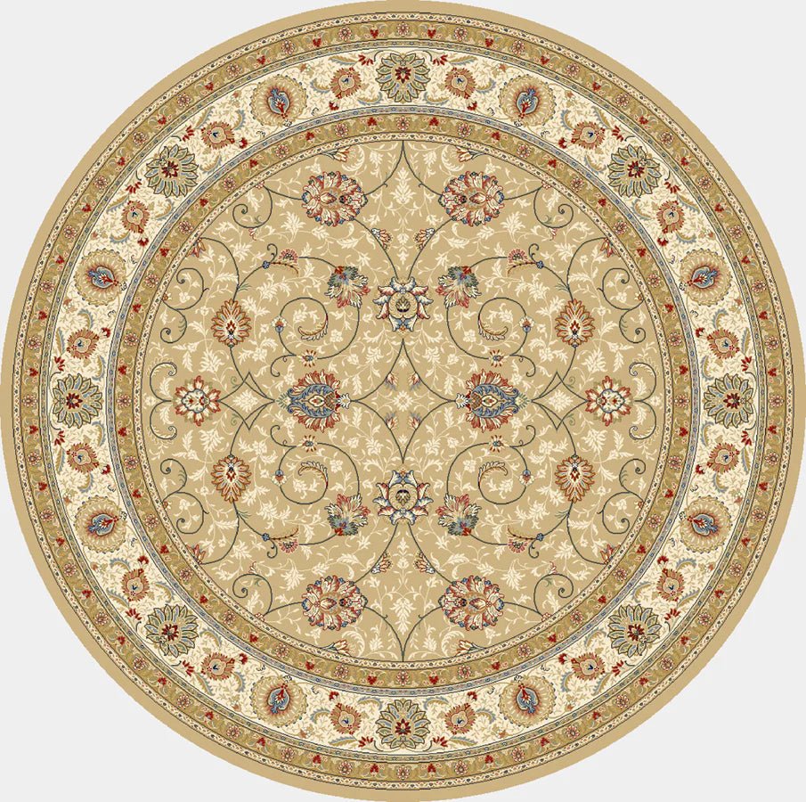 Dynamic Rugs Ancient Garden 57120 Light Gold Ivory Traditional Machine - Made Rug - Rugs - Dynamic Rugs - Atlanta Designer Rugs