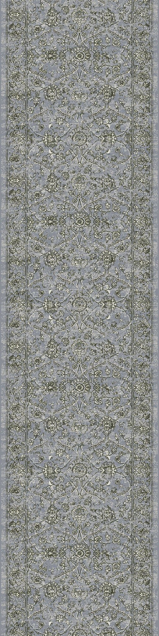 Dynamic Rugs Ancient Garden 57136 Steel Blue Cream Traditional Machine - Made Rug - Rugs - Dynamic Rugs - Atlanta Designer Rugs