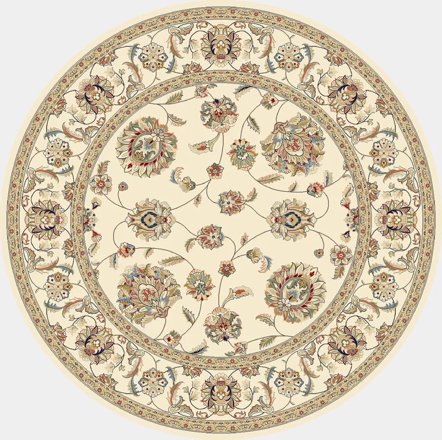 Dynamic Rugs Ancient Garden 57365 Ivory Traditional Machine - Made Rug - Rugs - Dynamic Rugs - Atlanta Designer Rugs