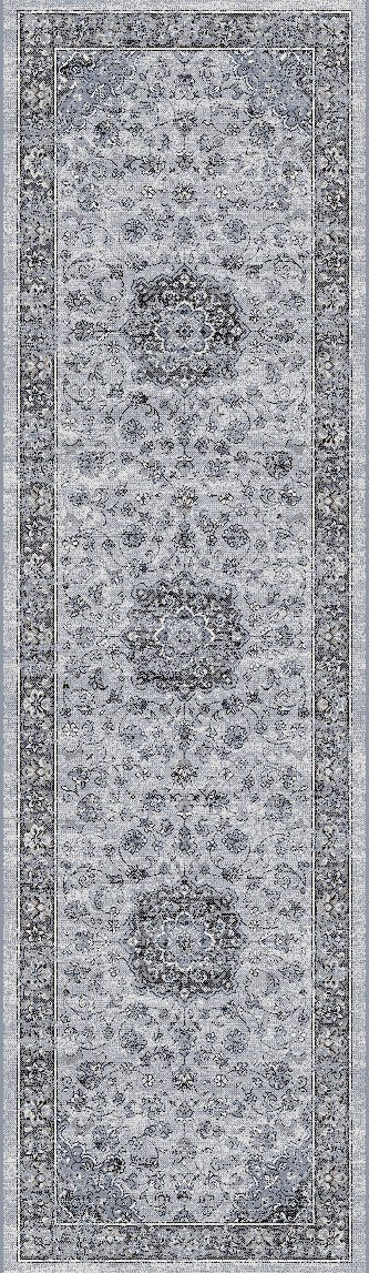 Dynamic Rugs Ancient Garden 57559 Silver Grey Traditional Machine - Made Rug - Rugs - Dynamic Rugs - Atlanta Designer Rugs