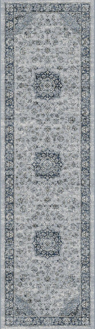 Dynamic Rugs Ancient Garden 57559 Silver Blue Traditional Machine - Made Rug - Rugs - Dynamic Rugs - Atlanta Designer Rugs