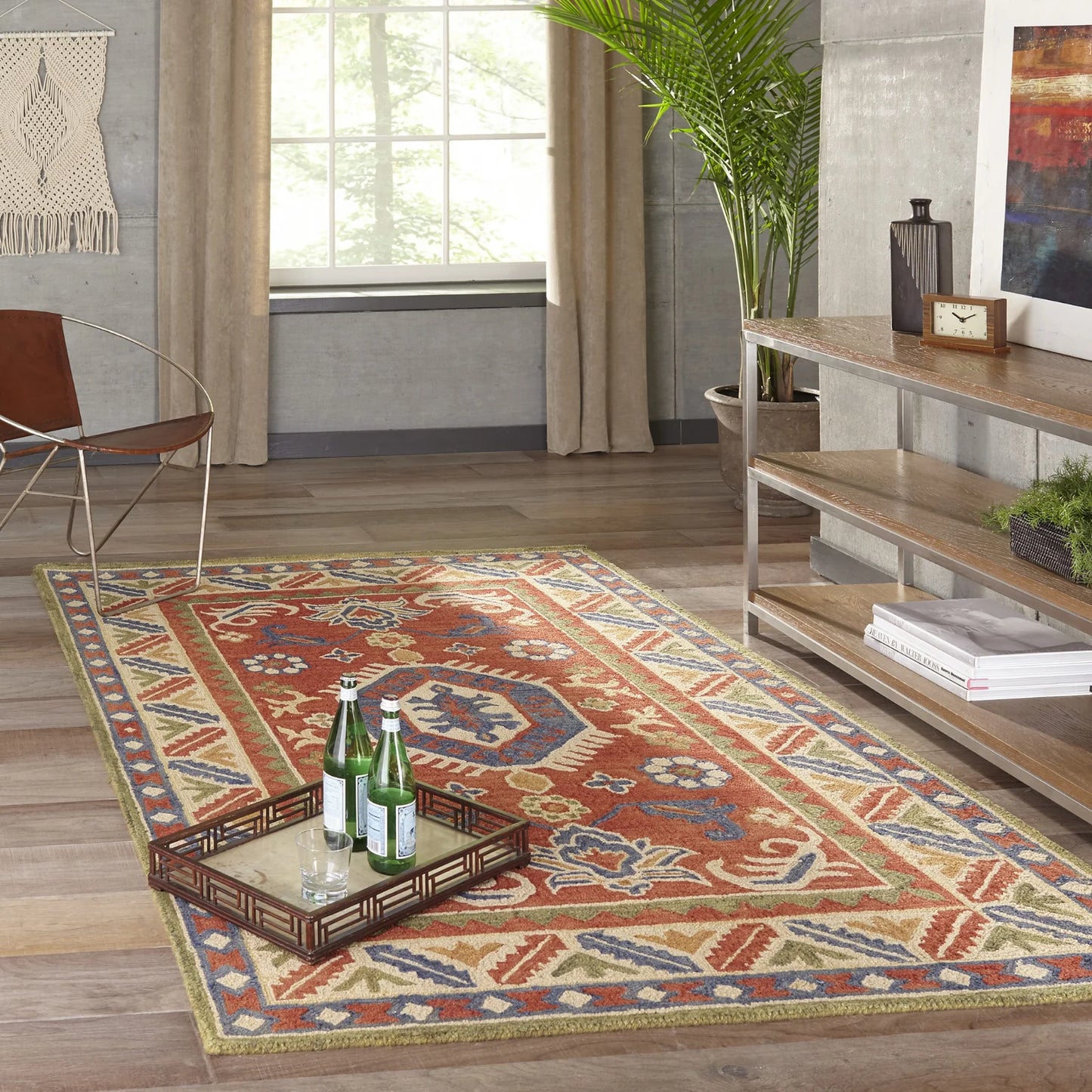 Momeni Tangier TAN-8 Ivory Traditional Hand Tufted Rug