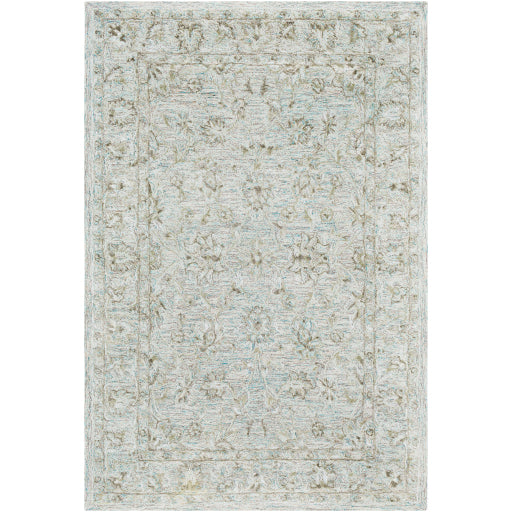 Surya Shelby SBY-1002 Aqua Traditional  Rug