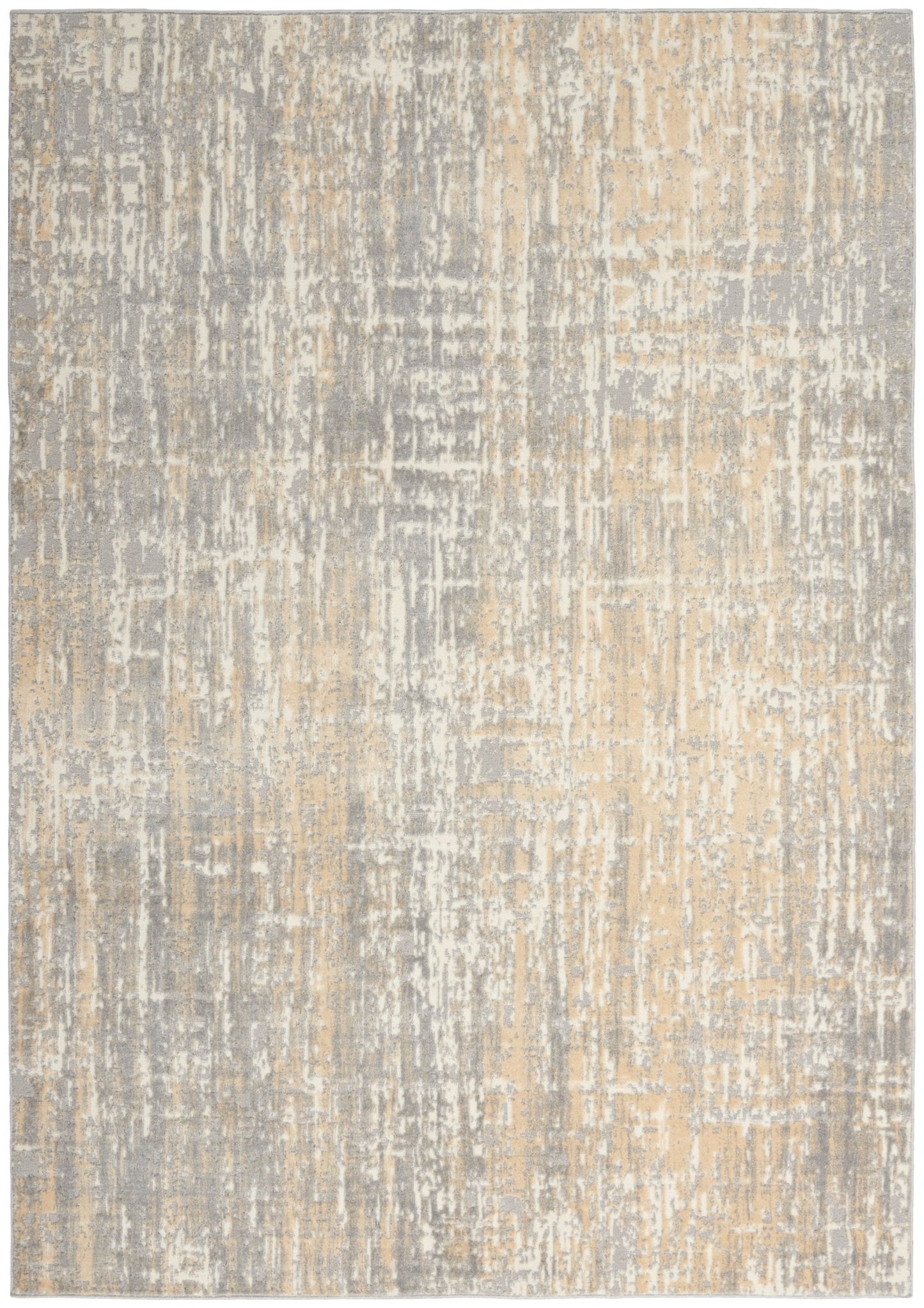 Calvin Klein Ck005 Enchanting ECH04 Grey Beige Contemporary Machinemade Rug - Rugs - Calvin Klein - Atlanta Designer Rugs