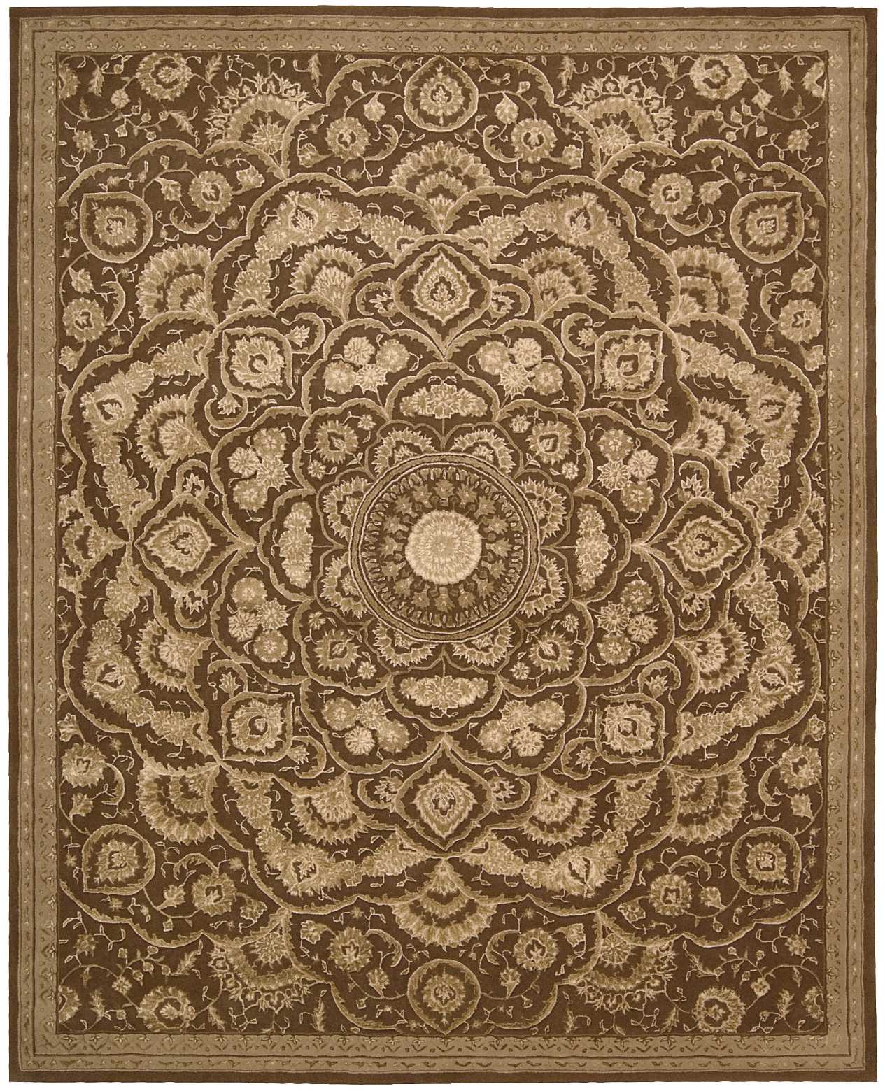 Nourison Home Regal REG02 Chocolate Traditional Tufted Rug