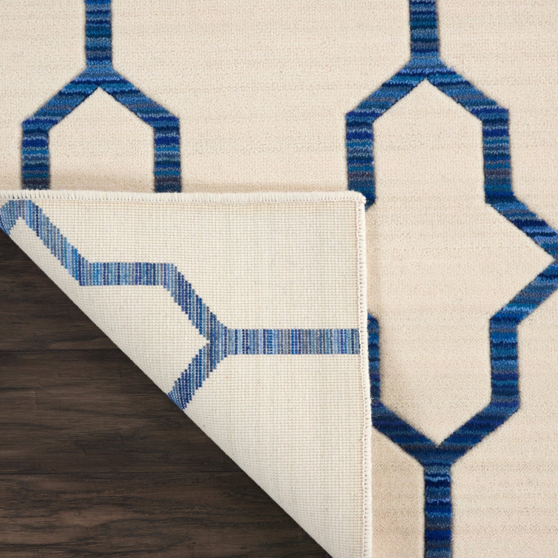 Barclay Butera Butera Collection BB205 Ivory Navy Transitional Woven Rug - Rugs - Barclay Butera - Atlanta Designer Rugs