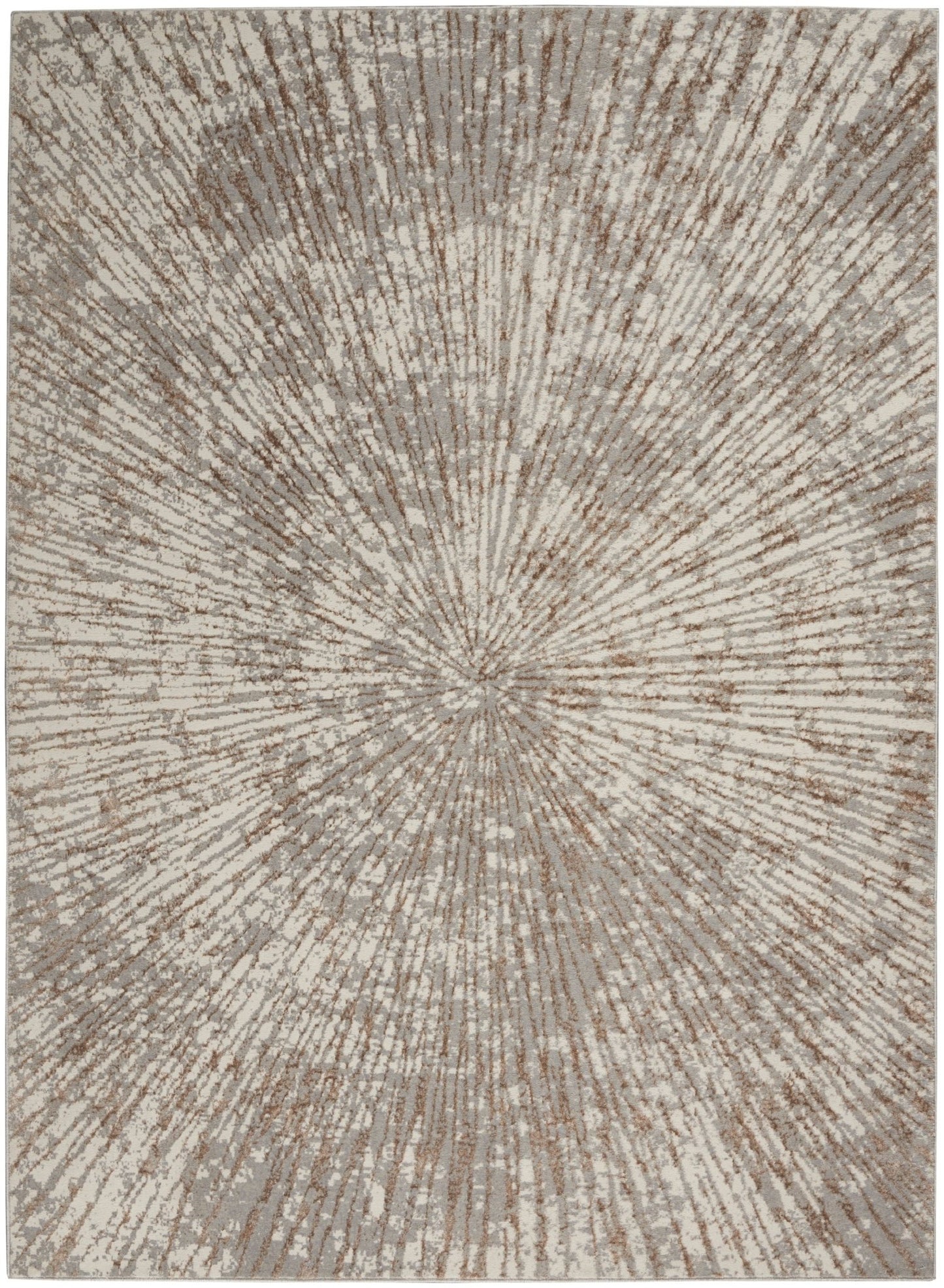 Inspire Me! Home Décor Metallic MTL01 Grey Mocha Contemporary Machinemade Rug - Rugs - Inspire Me! Home Décor - Atlanta Designer Rugs