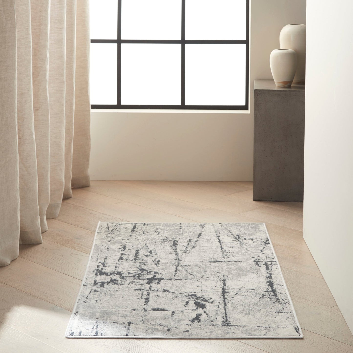 Calvin Klein CK970 Vapor CK972 Ivory Grey Contemporary Machinemade Rug - Rugs - Calvin Klein - Atlanta Designer Rugs