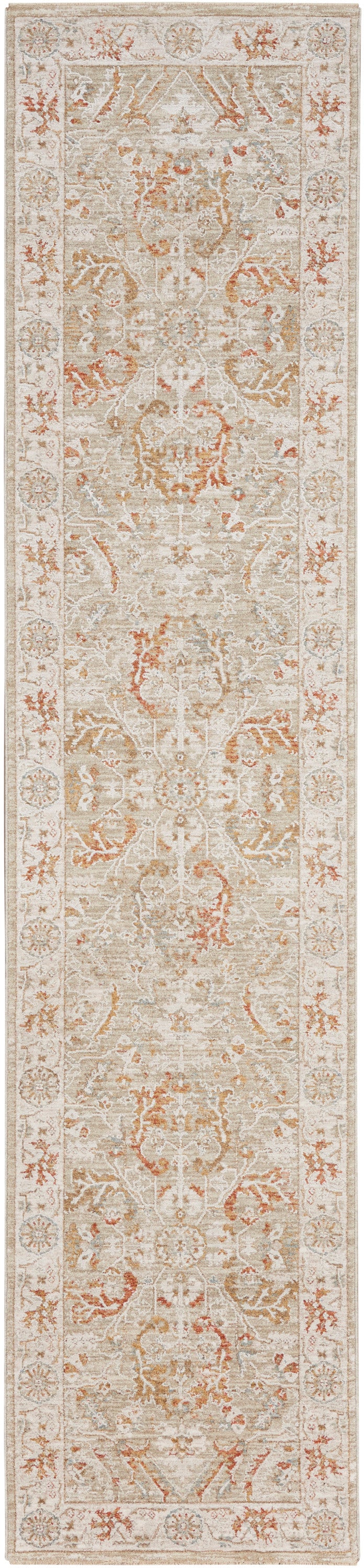 Nourison Home Infinite  Sage Ivory  Traditional