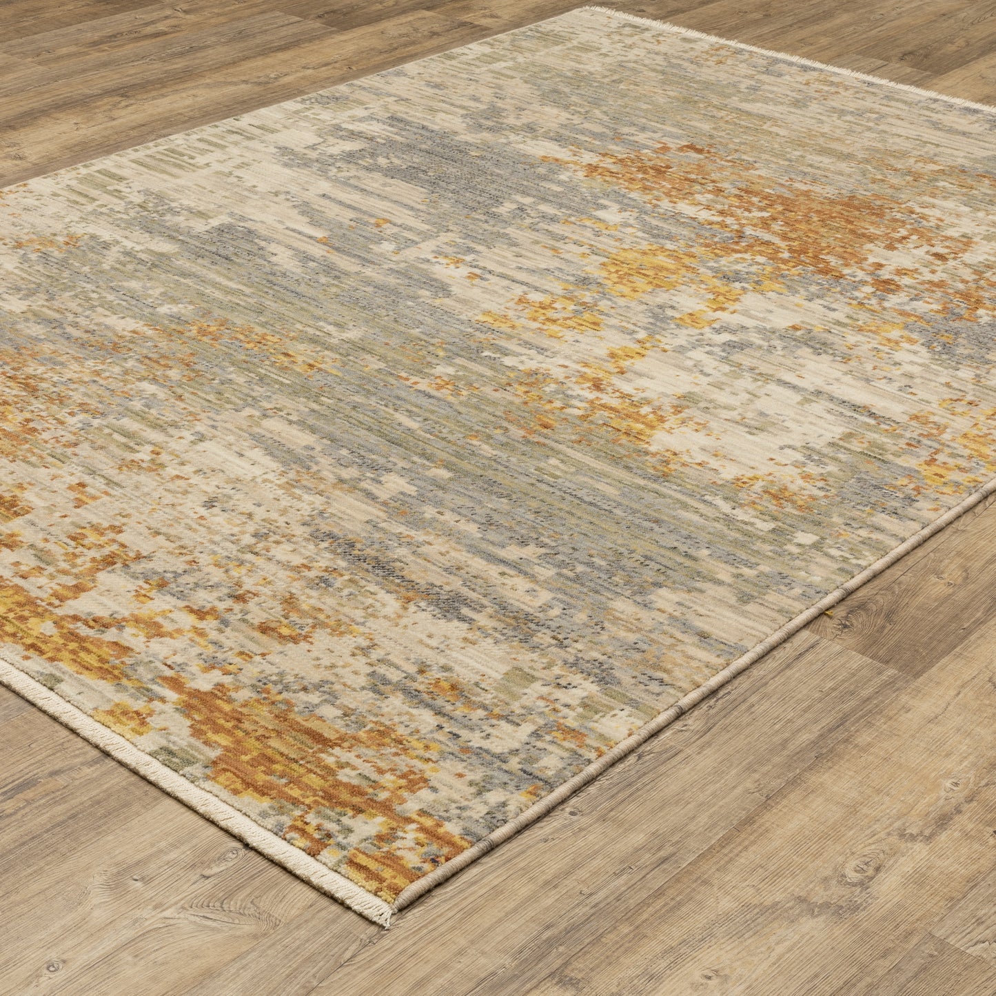 Oriental Weavers Soleri SOL03 Beige Contemporary Power-Loomed Rug