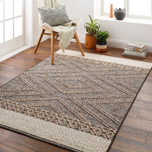 Surya Sarasota SSO-2301 Black Modern  Rug