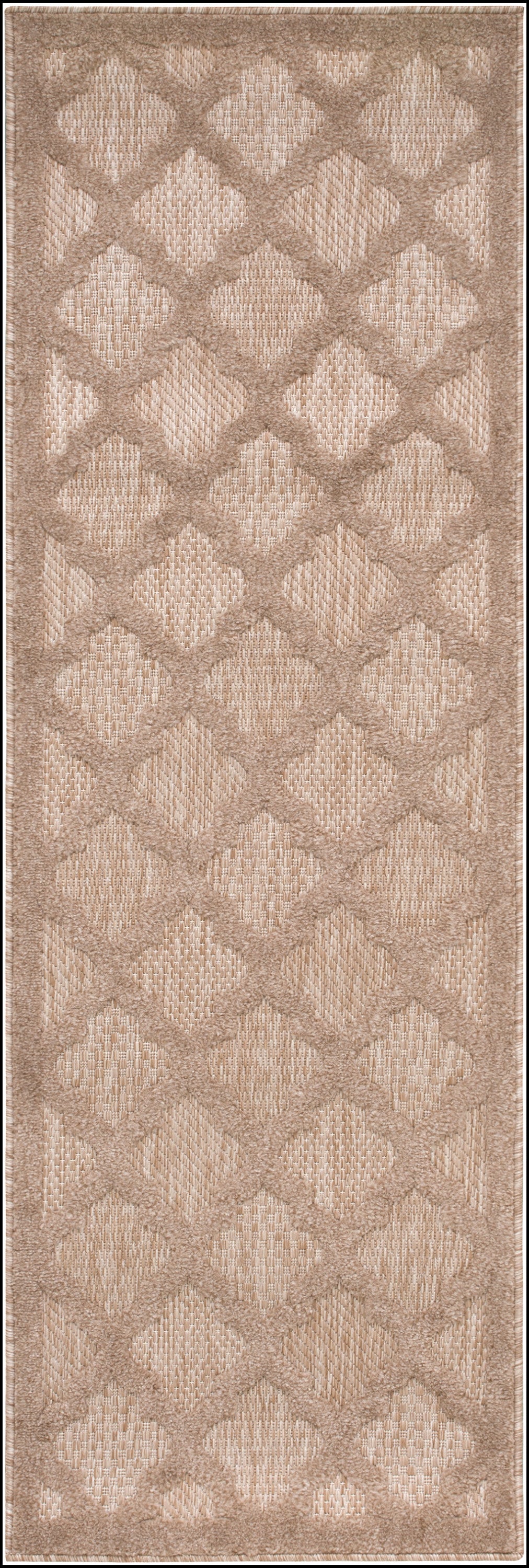 Nourison Home Easy Care NES01 Natural Beige Contemporary Flat Weave Rug