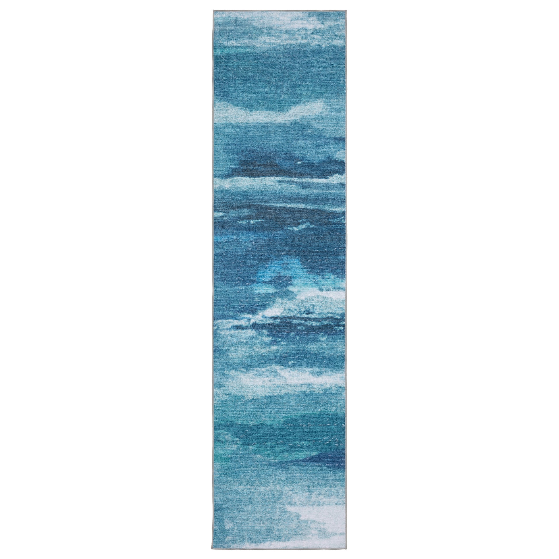 Oriental Weavers Sumter SUM10 Blue Washable Machine-Print Rug