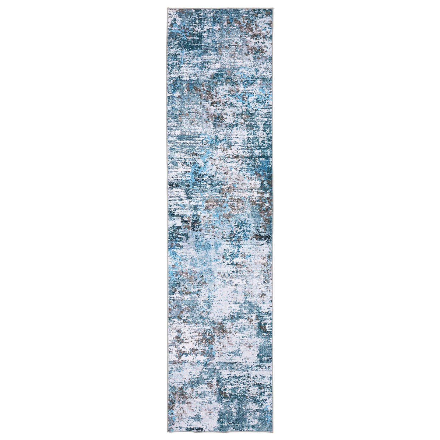 Oriental Weavers Sumter SUM14 Blue Ivory Washable Machine-Print Rug