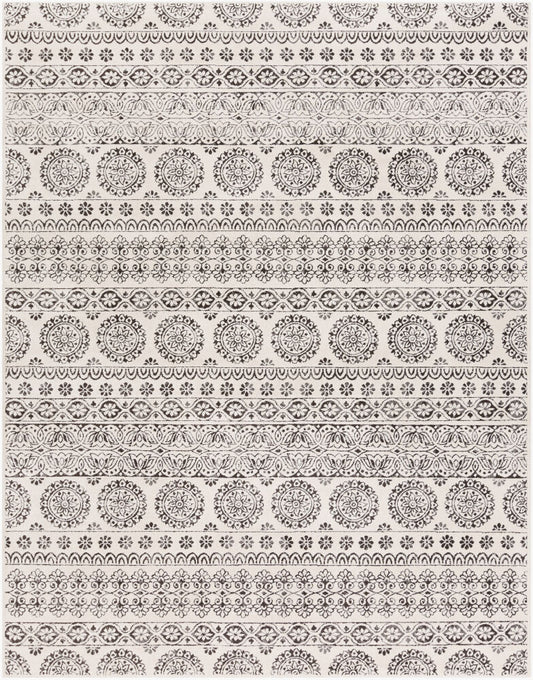 Surya Bahar BHR-2323 Charcoal  Traditional Machinemade Rug