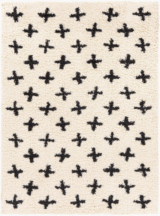 Surya Beni Shag BSH-2304 Black  Global Machinemade Rug