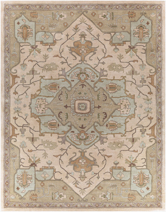 Surya Caesar CAE-1143 Beige  Traditional Tufted Rug