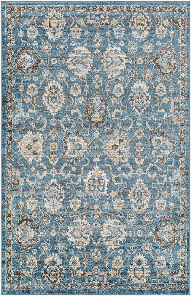 Surya Pertek PTK-2302 Deep Teal  Traditional  Rug