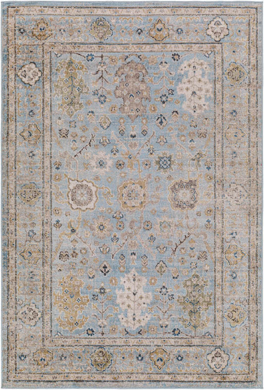 Surya Pertek PTK-2307 Deep Teal  Traditional  Rug