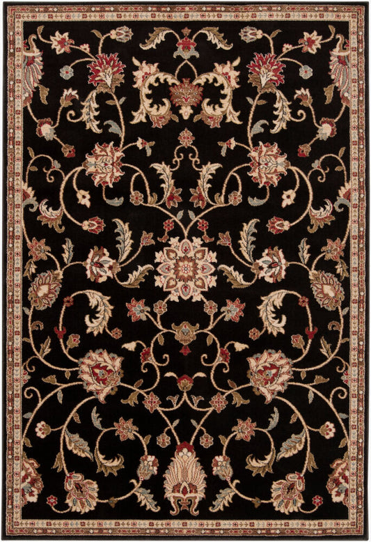 Surya Riley RLY-5025 Black  Traditional  Rug