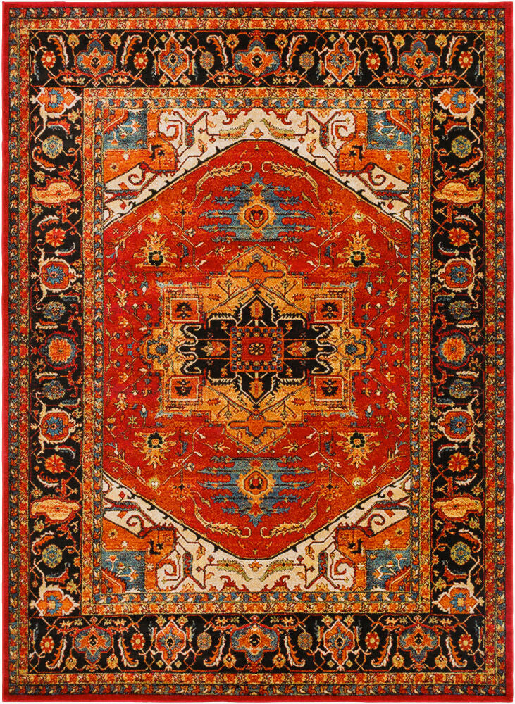 Surya Serapi SRP-1001 Burgandy  Traditional  Rug