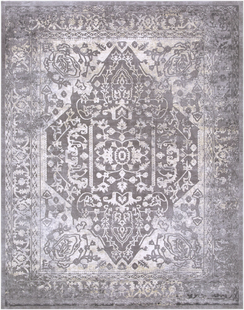 Surya Tibetan TBT-2300 Charcoal  Traditional  Rug