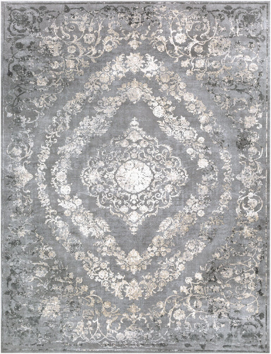 Surya Tibetan TBT-2301 Charcoal  Traditional  Rug