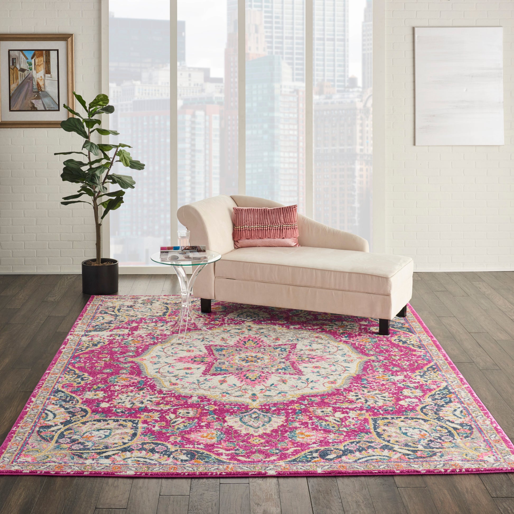 Nourison Home Passion  Pink  Transitional