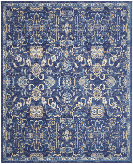 Nourison Home Grafix  Navy  Transitional