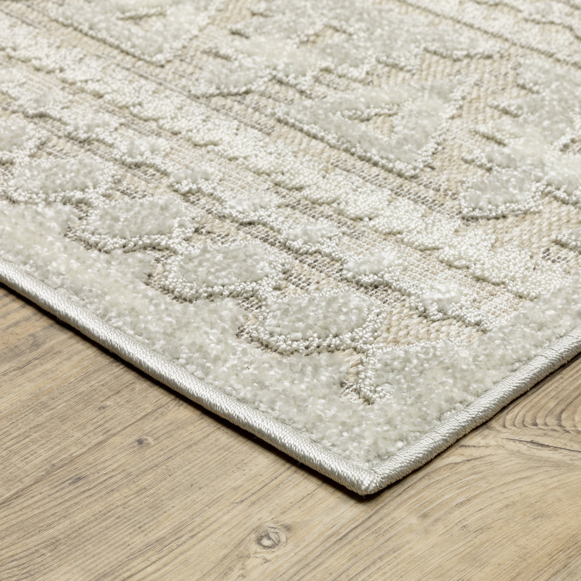 Oriental Weavers Tangier TAN01 Beige Casual Power-Loomed Rug