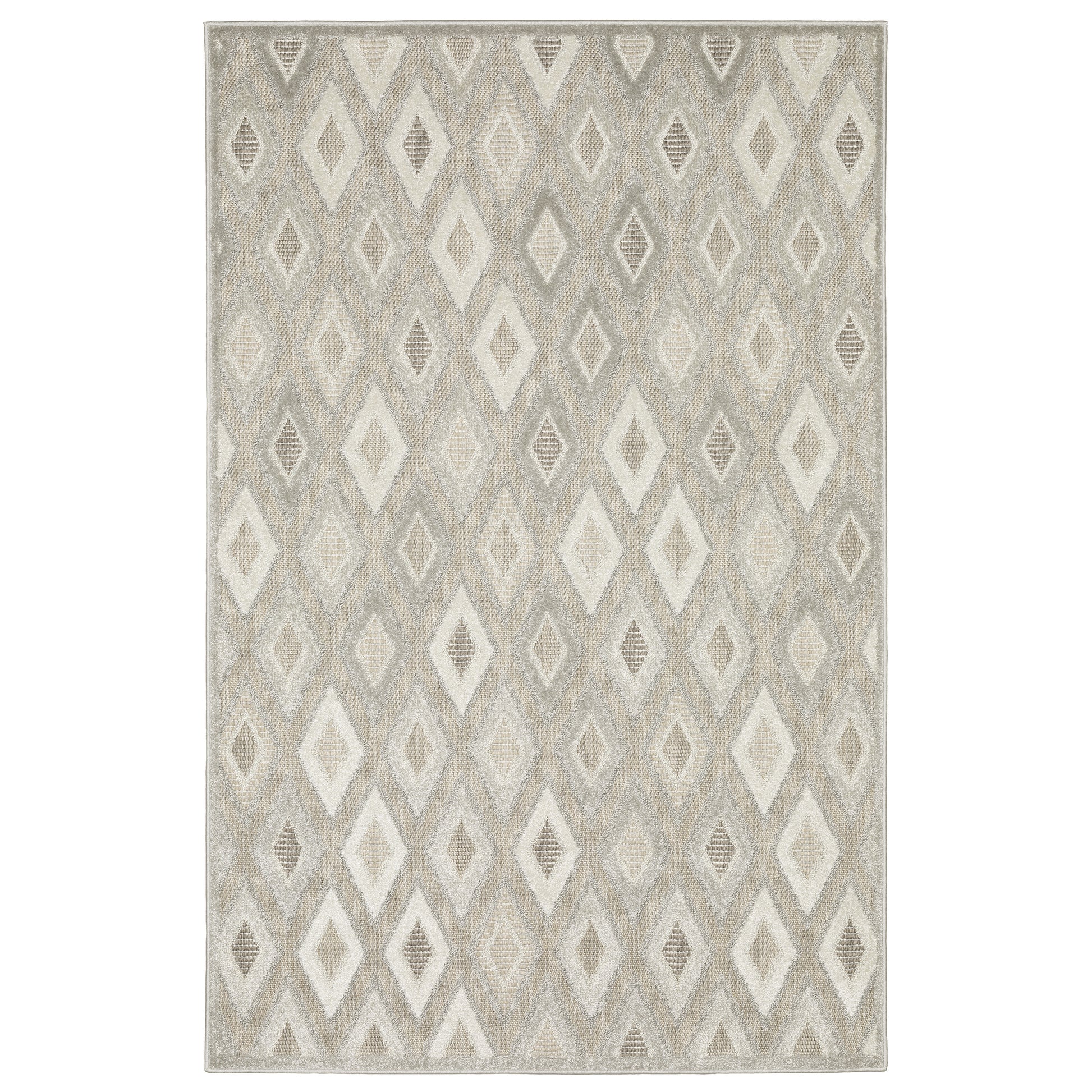 Oriental Weavers Tangier TAN02 Beige Casual Power-Loomed Rug