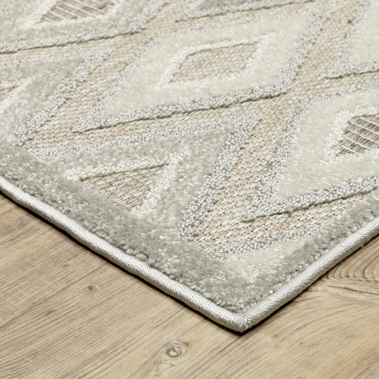 Oriental Weavers Tangier TAN02 Beige Casual Power-Loomed Rug