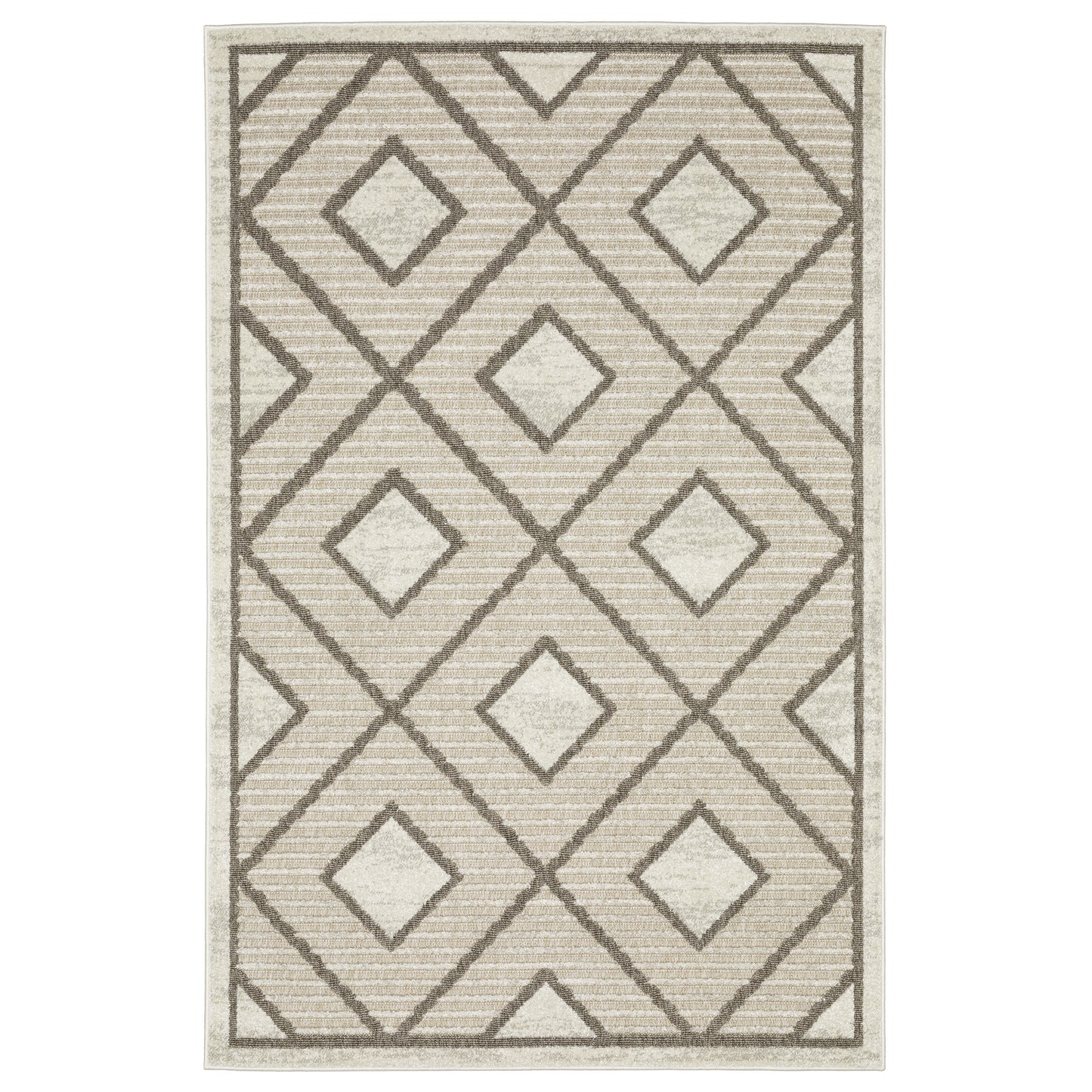 Oriental Weavers Tangier TAN05 Beige Casual Power-Loomed Rug