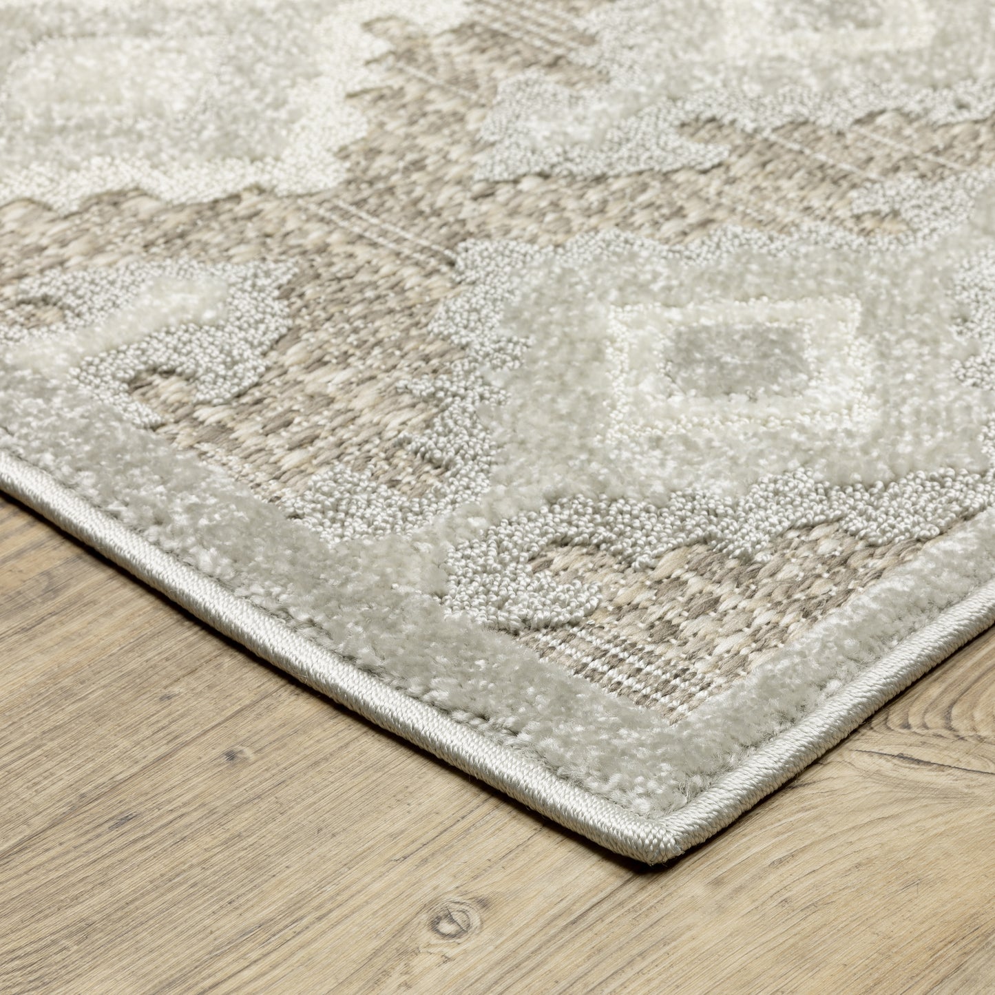 Oriental Weavers Tangier TAN08 Beige Casual Power-Loomed Rug