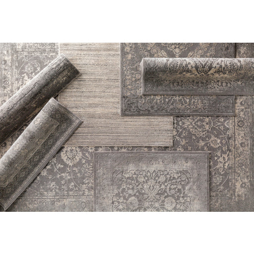 Surya Tibetan TBT-2300 Charcoal Traditional  Rug