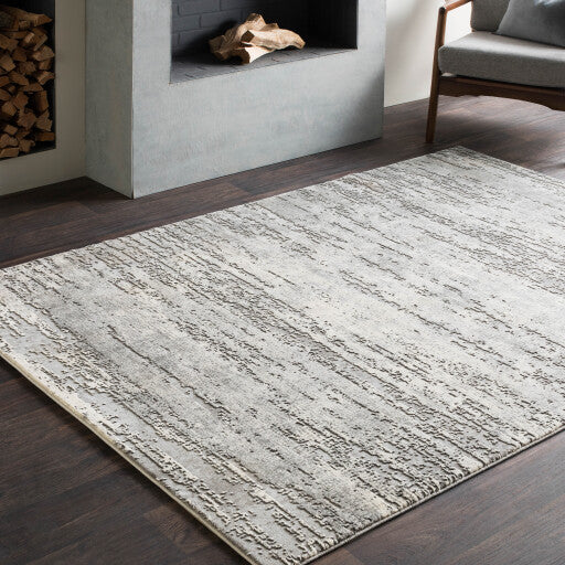 Surya Tibetan TBT-2305 Medium Gray Modern  Rug