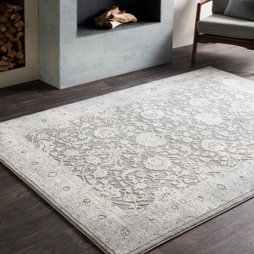 Surya Tibetan TBT-2309 Charcoal Traditional  Rug