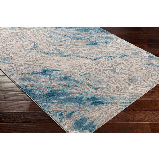 Surya Tibetan TBT-2326 Teal Modern  Rug