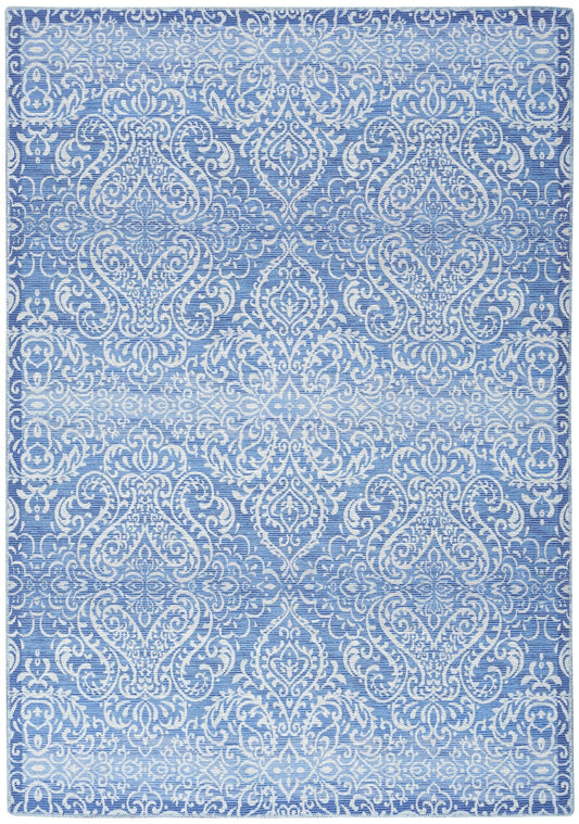 Waverly Washables Collection WAW03 Blue Contemporary Machinemade Rug - Rugs - Waverly - Atlanta Designer Rugs