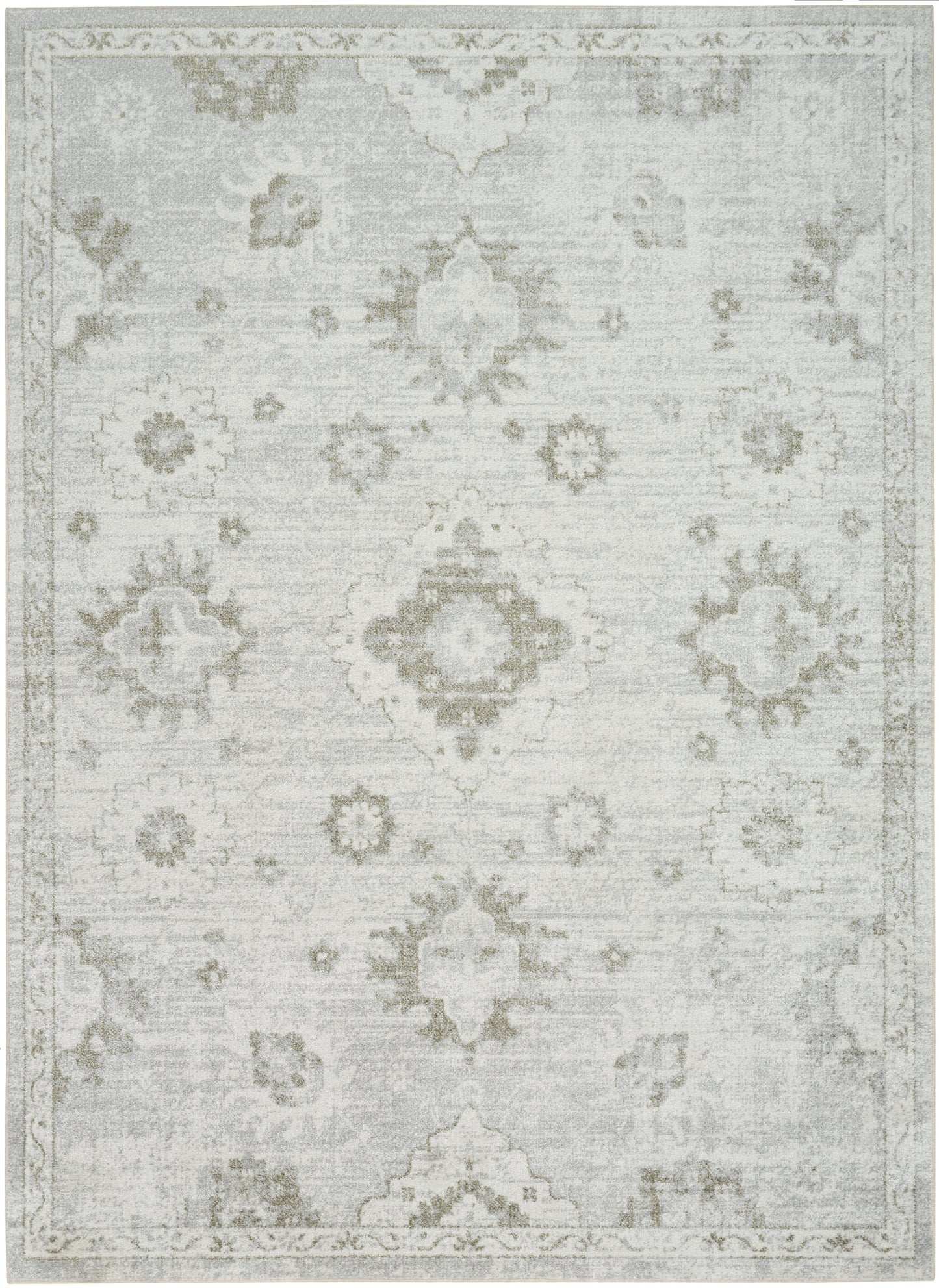 Nourison Home Astra Machine Washable ASW19 Ivory Traditional Power-Loomed Rug