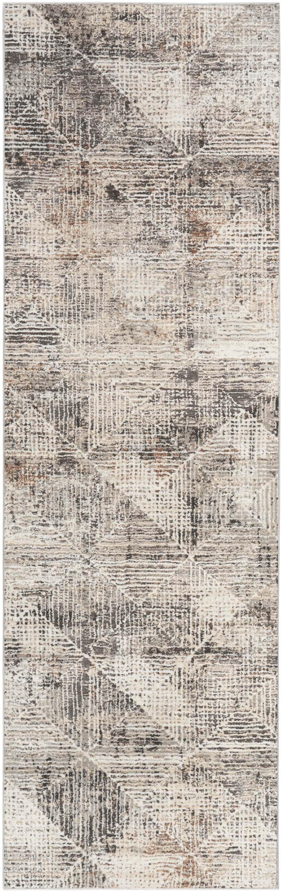 Nourison Home Sustainable Trends SUT08 Ivory Multicolor Contemporary Power-Loomed Rug