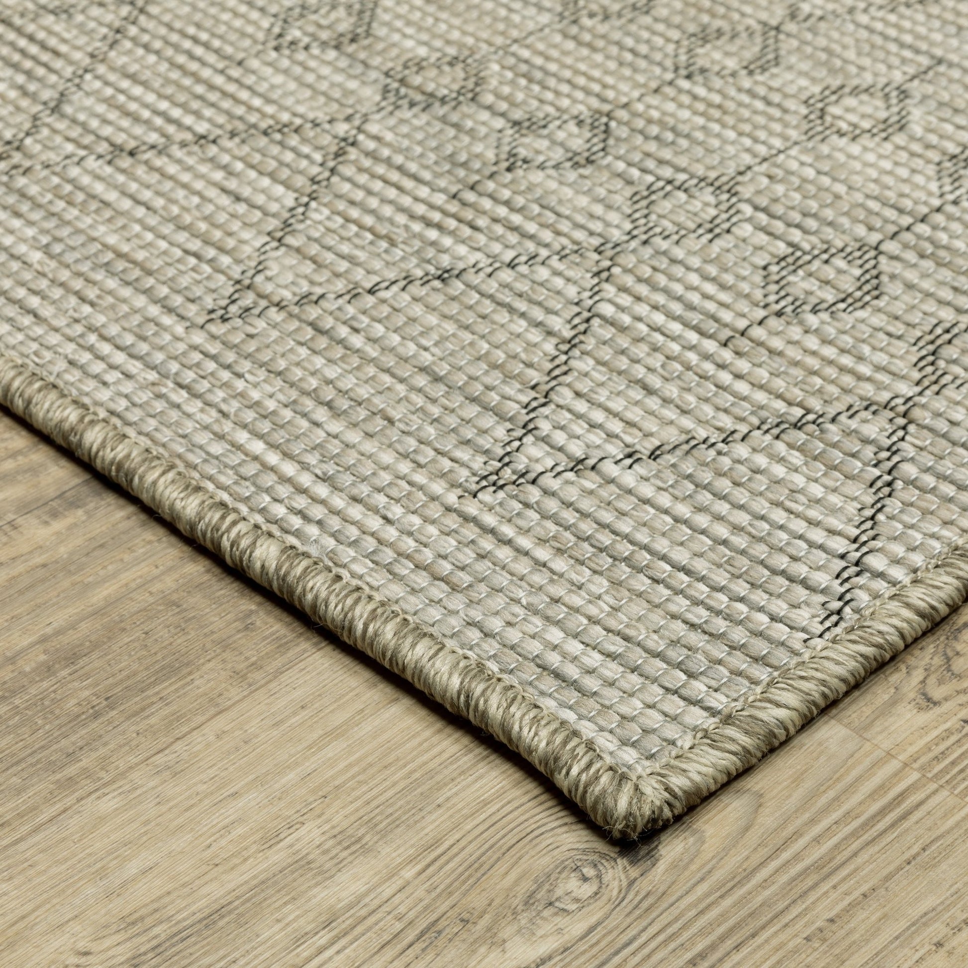 Oriental Weavers Tortuga TR04A Beige Black Casual Power - Loomed Rug - Rugs - Oriental Weavers - Atlanta Designer Rugs