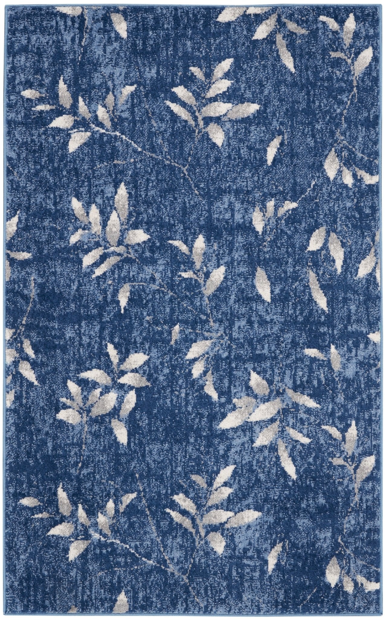 Calvin Klein River Flow RFV03 Navy Ivory Contemporary Machinemade Rug - Rugs - Calvin Klein - Atlanta Designer Rugs