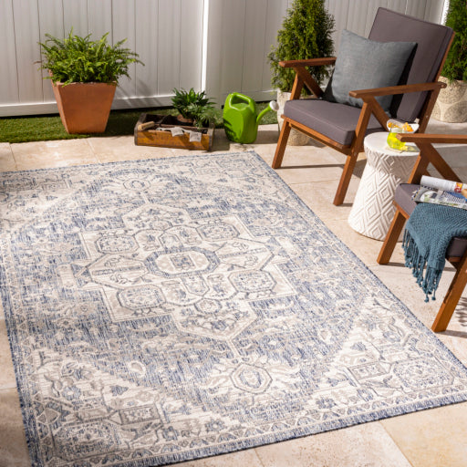 Surya Tuareg TRG-2390 Dark Blue Traditional  Rug