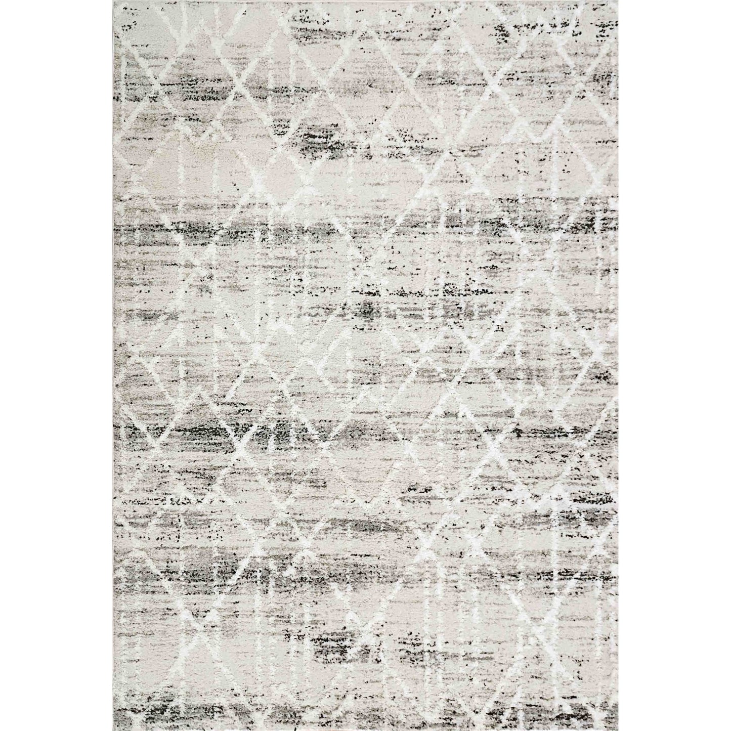 Dynamic Rugs Troya 4604 Grey Ivory  Contemporary Machine-Made Rug