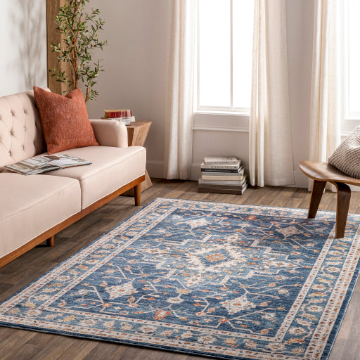 Surya Truva TRV-2301 Blue Traditional  Rug