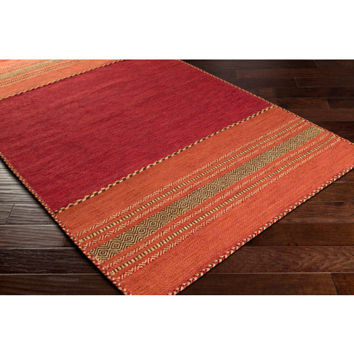 Surya Trenza TRZ-3002 Red Global  Rug