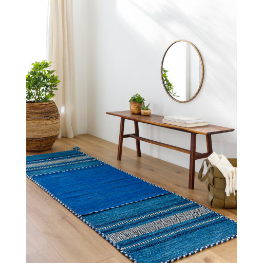 Surya Trenza TRZ-3003 Ink Blue Global  Rug